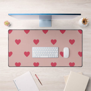 Motif rose Retro Coeur Y2K avec Arrière - plan ros