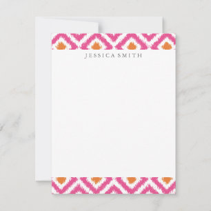 Motif rose Tangerine Ikat