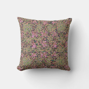 Motif rose victorien Coussin conçu