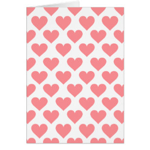 Motif rouge de coeur