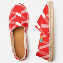 Motif rouge et blanc