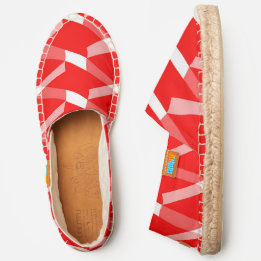 Motif rouge et blanc