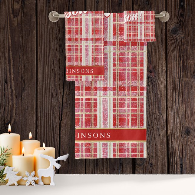 Motif rouge Gold Plaid N° 2 ID1009 (Créateur téléchargé)