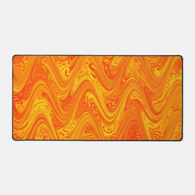 Motif rouge orange marbling (Recto)