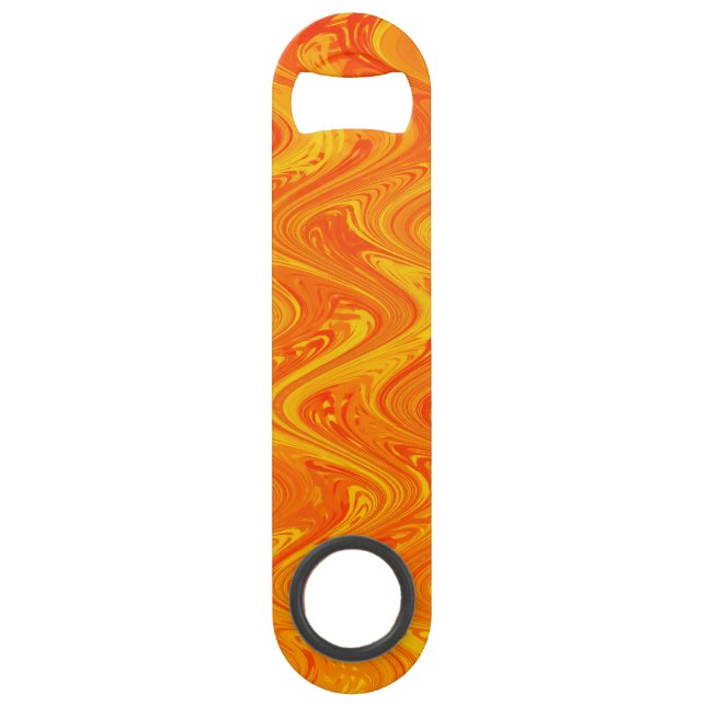 Motif rouge orange marbling (Devant)
