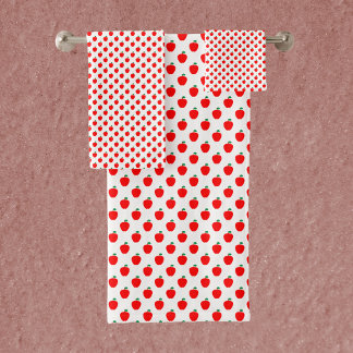 Motif rouge pomme