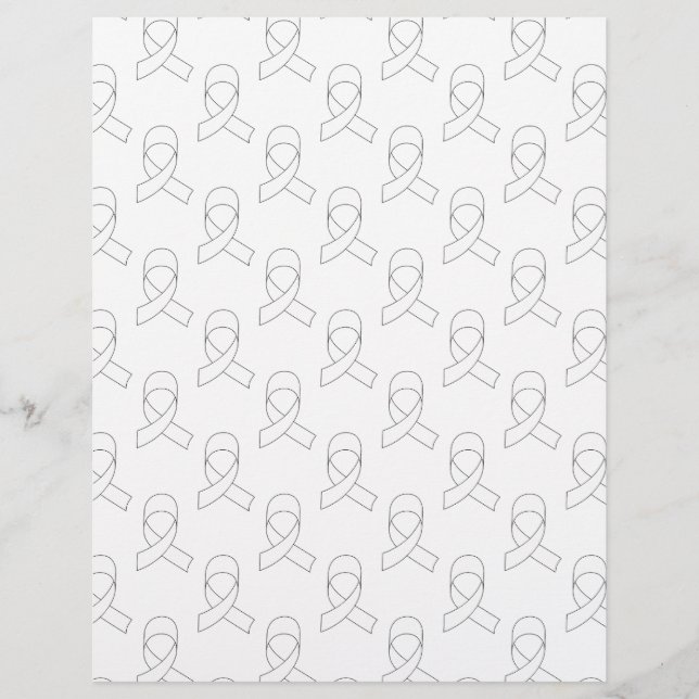 Motif Ruban Blanc (Devant)