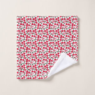Motif sans couture à la cerise, Motif de fruits ro