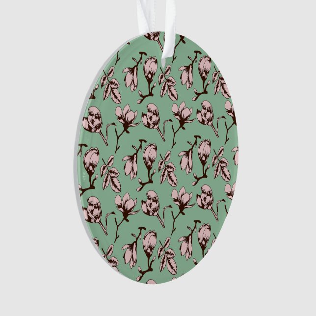 Motif sans couture avec bourgeons floraux des arbr (devant)