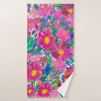 Motif sans couture avec de Belles fleurs. Aquarell