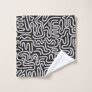Motif sans couture avec des lignes ondulées à dood