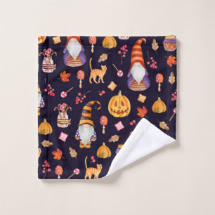 Motif sans couture avec éléments Halloween vintage