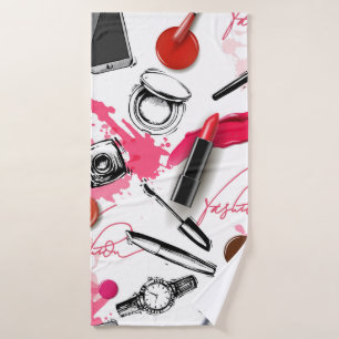 Motif sans couture avec maquillage peint