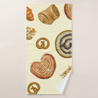 Motif sans couture avec produit de boulangerie