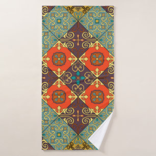 Motif sans couture avec tuiles portugaises en tala