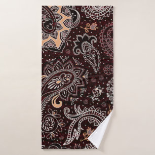 Motif sans couture colorée dans le style cachemir