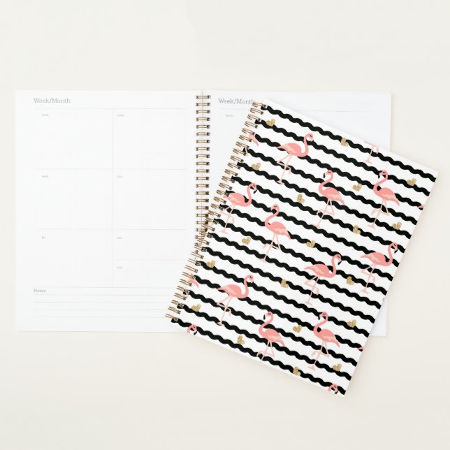 Motif sans couture de flamant rose mignon (Devant avec enveloppe)