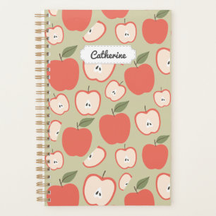 Motif sans couture de la pomme rouge personnalisab