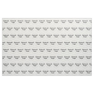 Motif sans couture de logo d'entreprise sur tissu