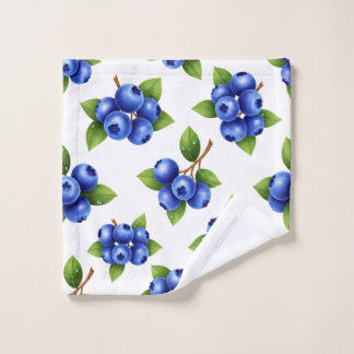 Motif sans couture de myrtille fraîche