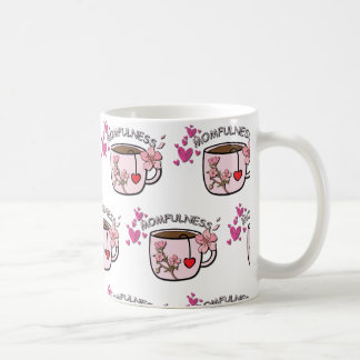 Motif sans couture de tasse de thé floral Momfulne