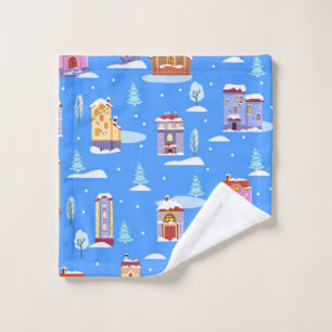 Motif sans couture d'hiver dessiné à la main avec