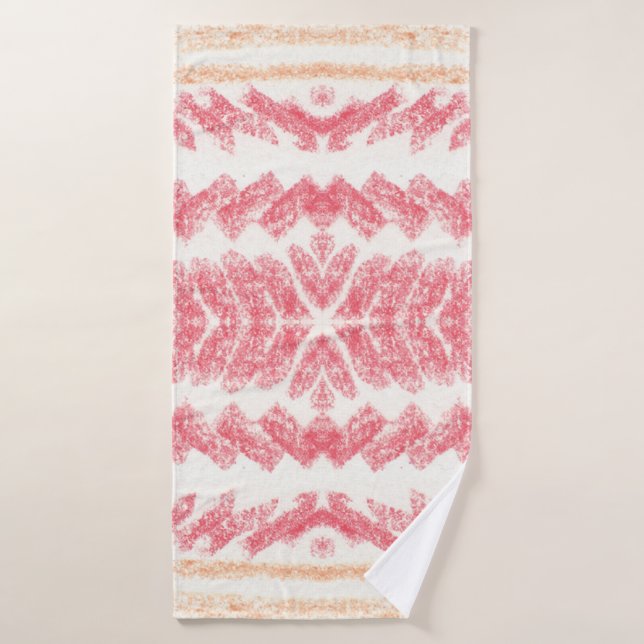 Motif sans couture géométrique ethnique orientale. (Serviette de bain)
