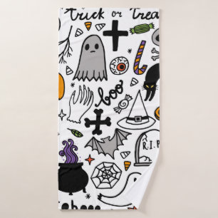 Motif sans couture Halloween. Arrière - plan vinta