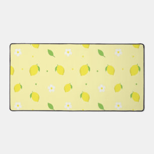 Motif sans couture orange jaune avec fleurs blanch