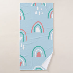 Motif sans soudure à main de Bohême avec arc-en-ci