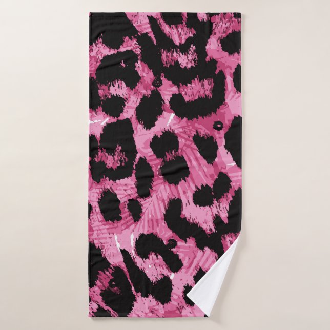 Motif sans soudure Leopard (Serviette de bain)