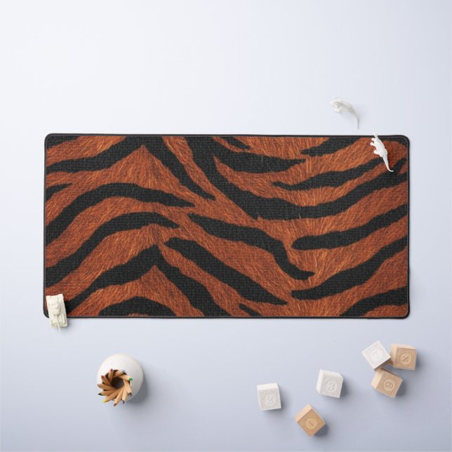 Motif sauvage rayure de tigre (Tableau pour enfants)