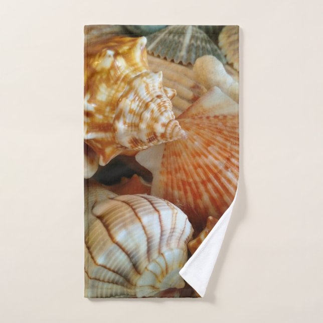 Motif Seashell (Serviette à main)