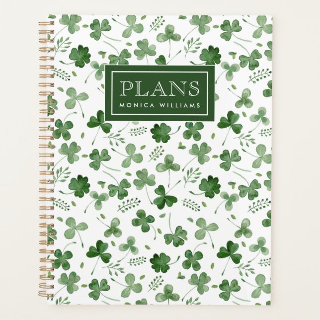 Motif Shamrock Aquarelle douce (Devant)