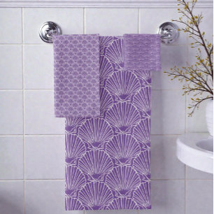 Motif Shell de la mer Blanche sur Purple Beach Hou