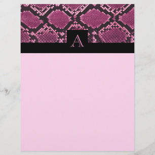 Motif Snakeskin rose
