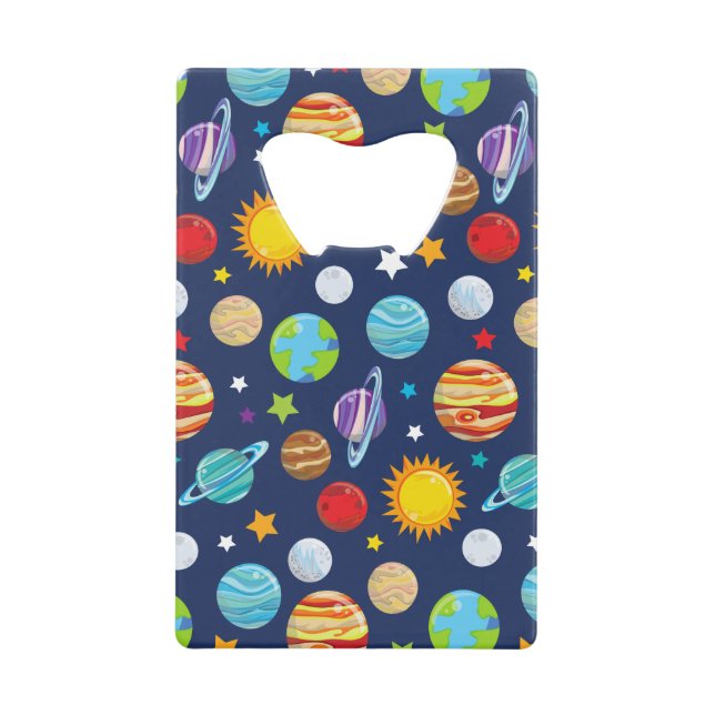 Motif spatial, Planètes, Étoiles, Cosmos, Galaxie (Devant)