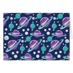 Motif spatial, Planètes, Étoiles, Galaxie, Cosmos