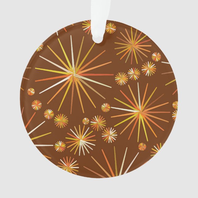 Motif Spoutnik du milieu du siècle, Brown au choco (devant)