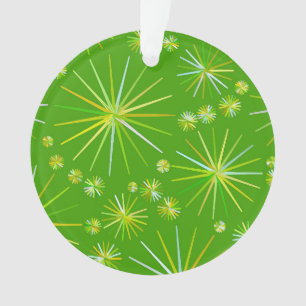 Motif Spoutnik du milieu du siècle, Vert olive
