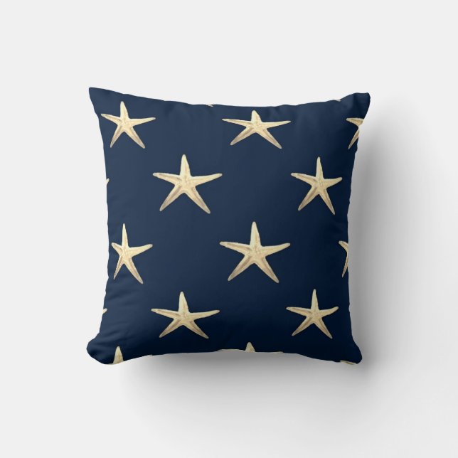 Motif Starfish sur oreiller à lancer Arrière - pla (Recto)