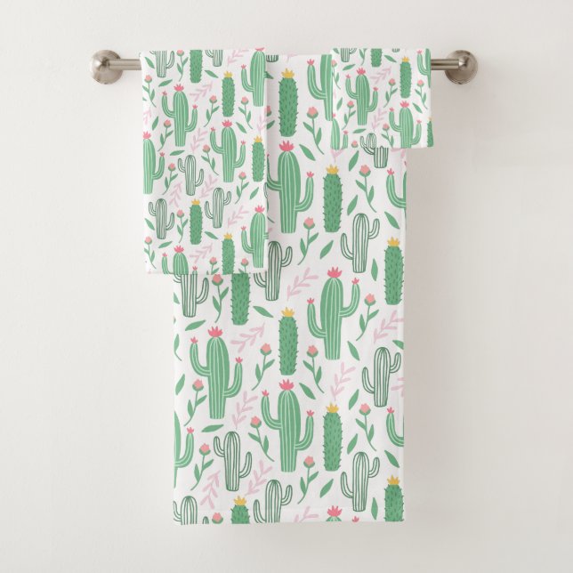 Motif succulent de cactus vert clair (En situation)