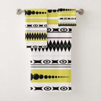 Motif Sud-Ouest noir, gris, blé, blanc