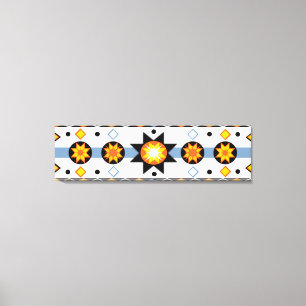 Motif Sun américain natif en toile étirée