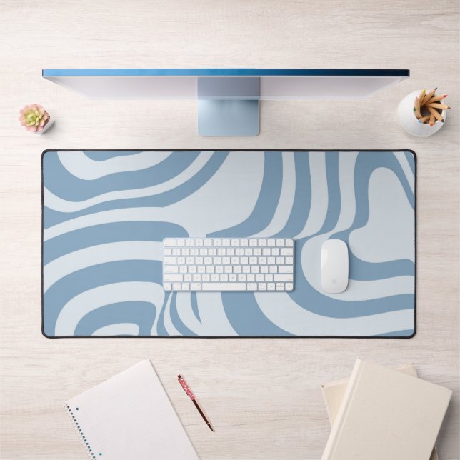 Motif Super Y2K rétro bleu (Bureau 1)