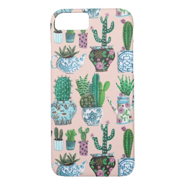 Motif tendance Cactus | Coque Iphone 7 (Dos)
