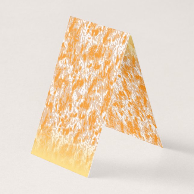 Motif textile présentant un motif orange et or vib (Back)