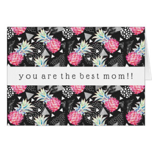 Motif texturisé d'ananas de triangle