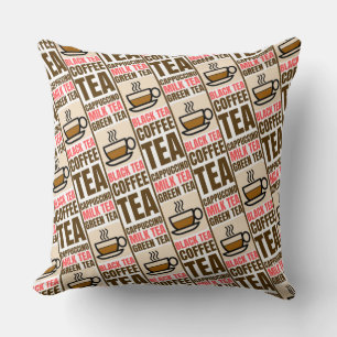 MOTIF THÉ CAFÉ, Oreiller