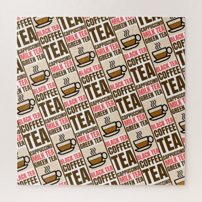 MOTIF THÉ CAFÉ, Puzzle (Vertical)